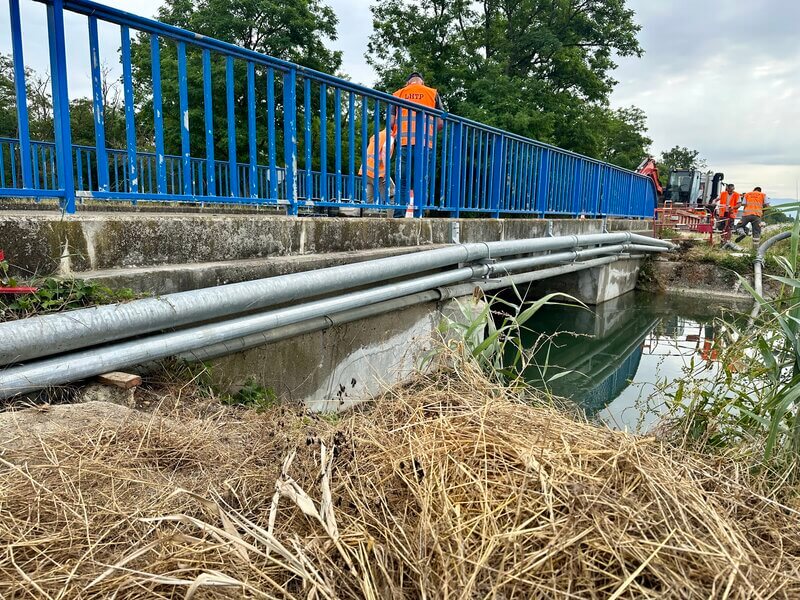 chantier réseau humide